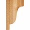Ekena Millwork Newport Rough Sawn Corbel, Western Red Cedar, 4"W x 6"D x 10"H COR04X06X10NEW00RWR - alternate 2
